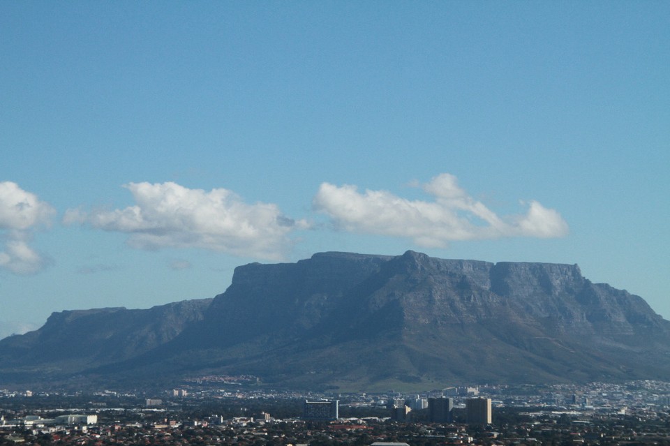 Südafrika - Franschhoek - Tafelberg mit guter Sicht