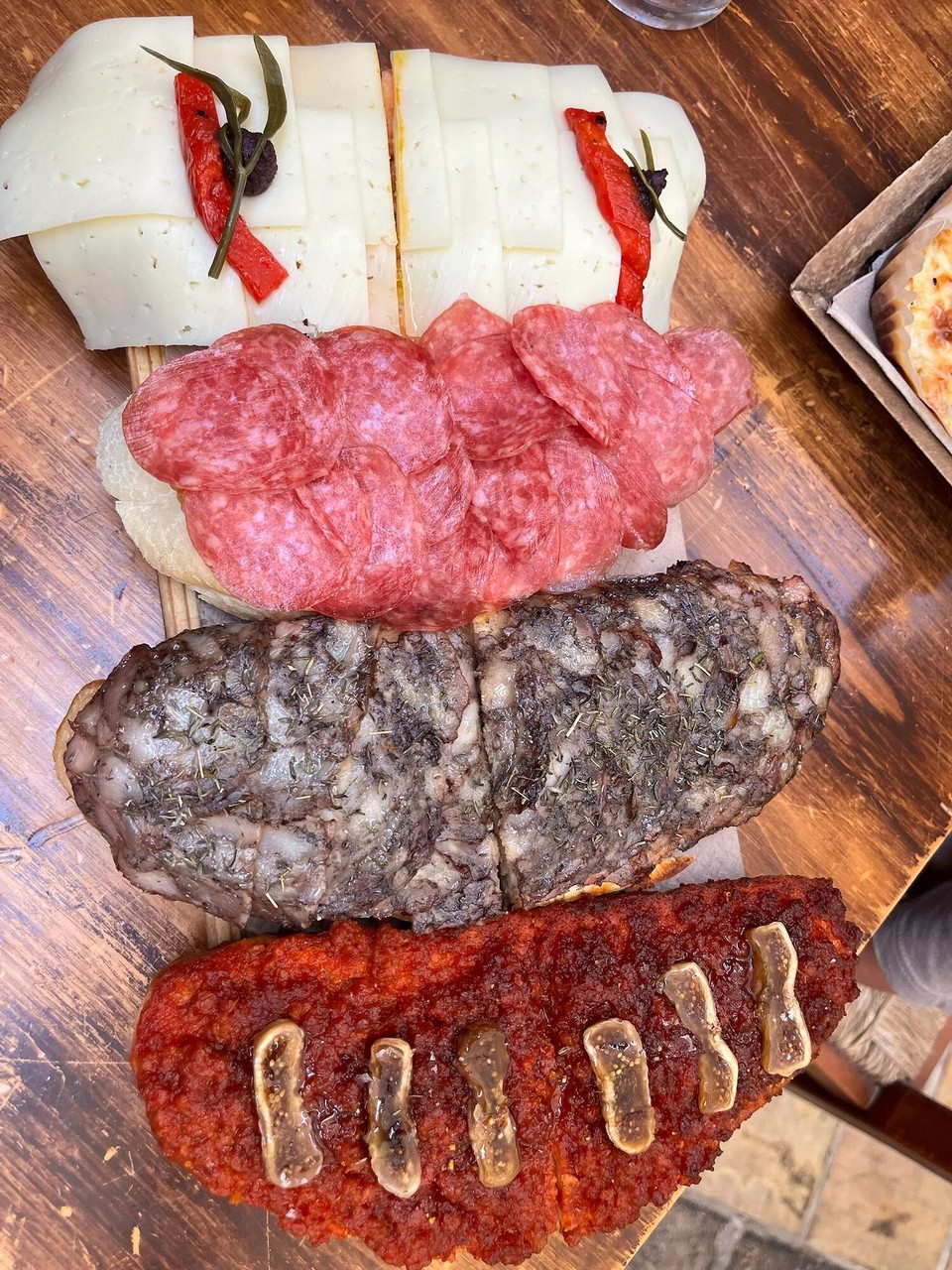 Spanien - Valldemossa - Zum Abendbrot gab es dann das traditionelle Pa amb oli.