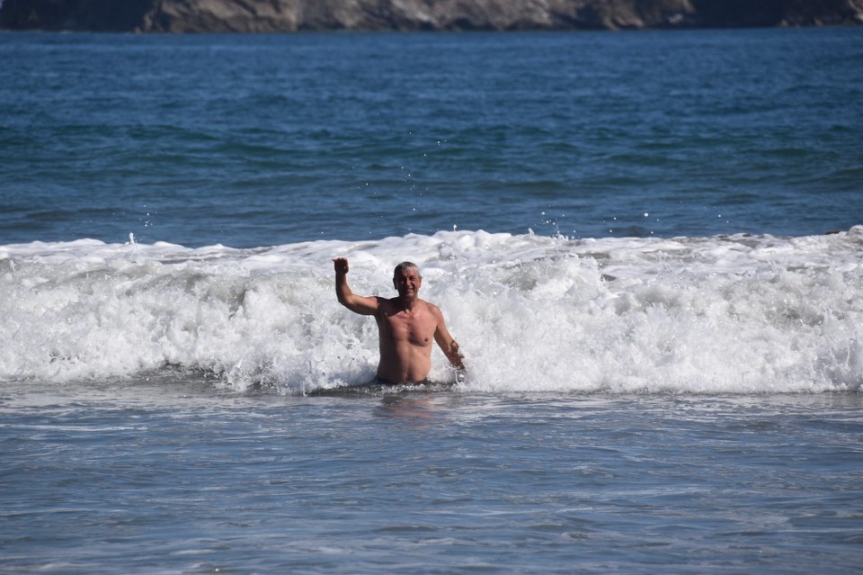 Costa Rica - Nicoya - Siegerpose 