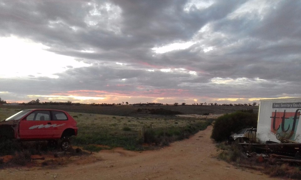 Australia - Taylorville - Evening sky from the house. The colours are so magnificent!