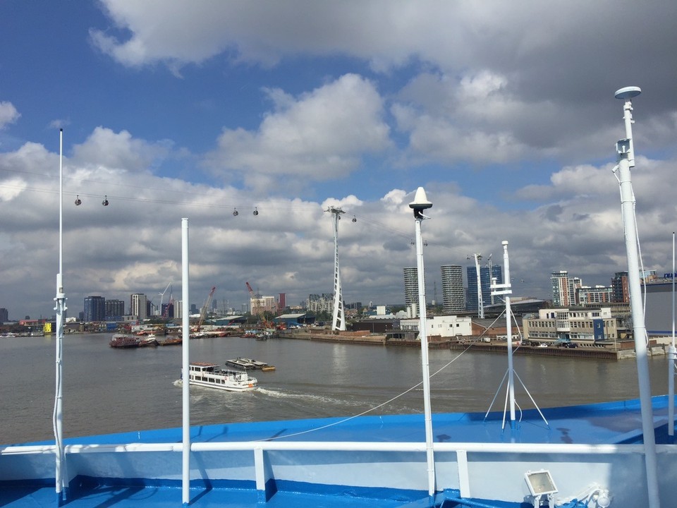  - United Kingdom, London, River Thames - Gondola ride over River Thames. 