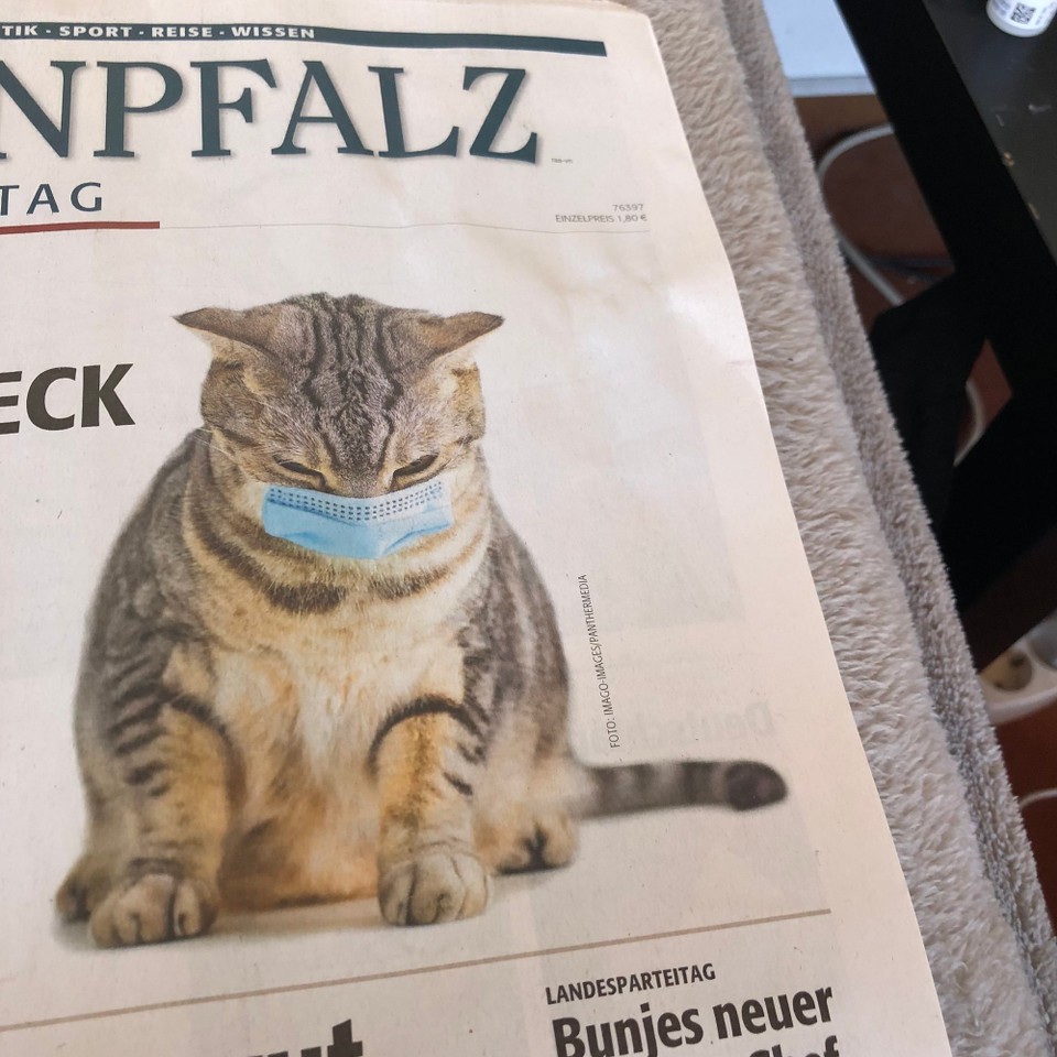 Deutschland - Ludwigshafen - Alle Vorschriften fallen. Wir bleiben aber bei der Maske....doch klar!!!
