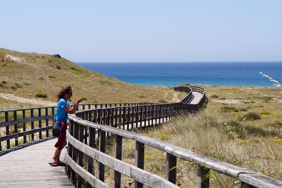 Spanien - Fisterra - Weg zum Strand