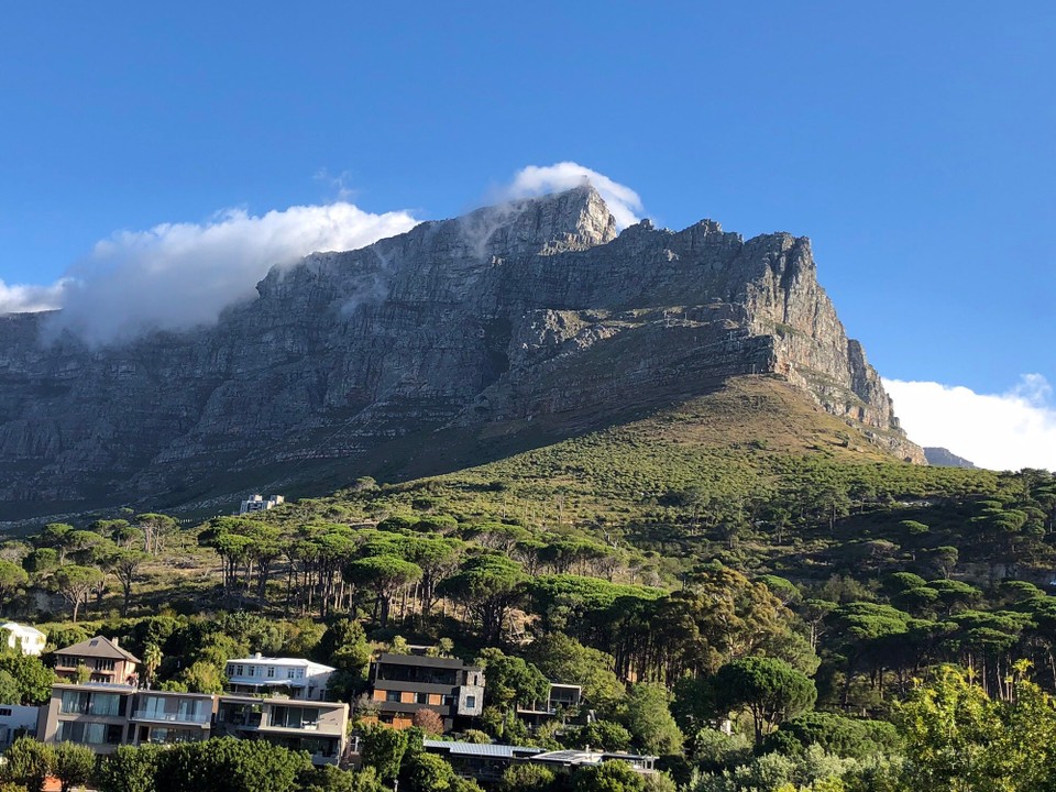 Südafrika - Cape Town - Der Table Mountain - Tafelberg mit kleiner Tischdecke