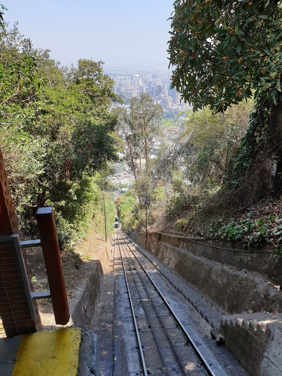 Chile - Santiago - Funicular up San Cristobal