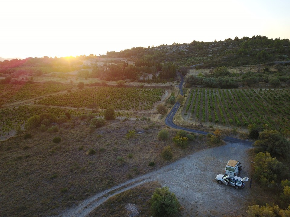 Frankreich - Peyriac-de-Mer - Auf dem Weg zum Atlantik machen wir einen Zwischenstopp an diesem Spot.