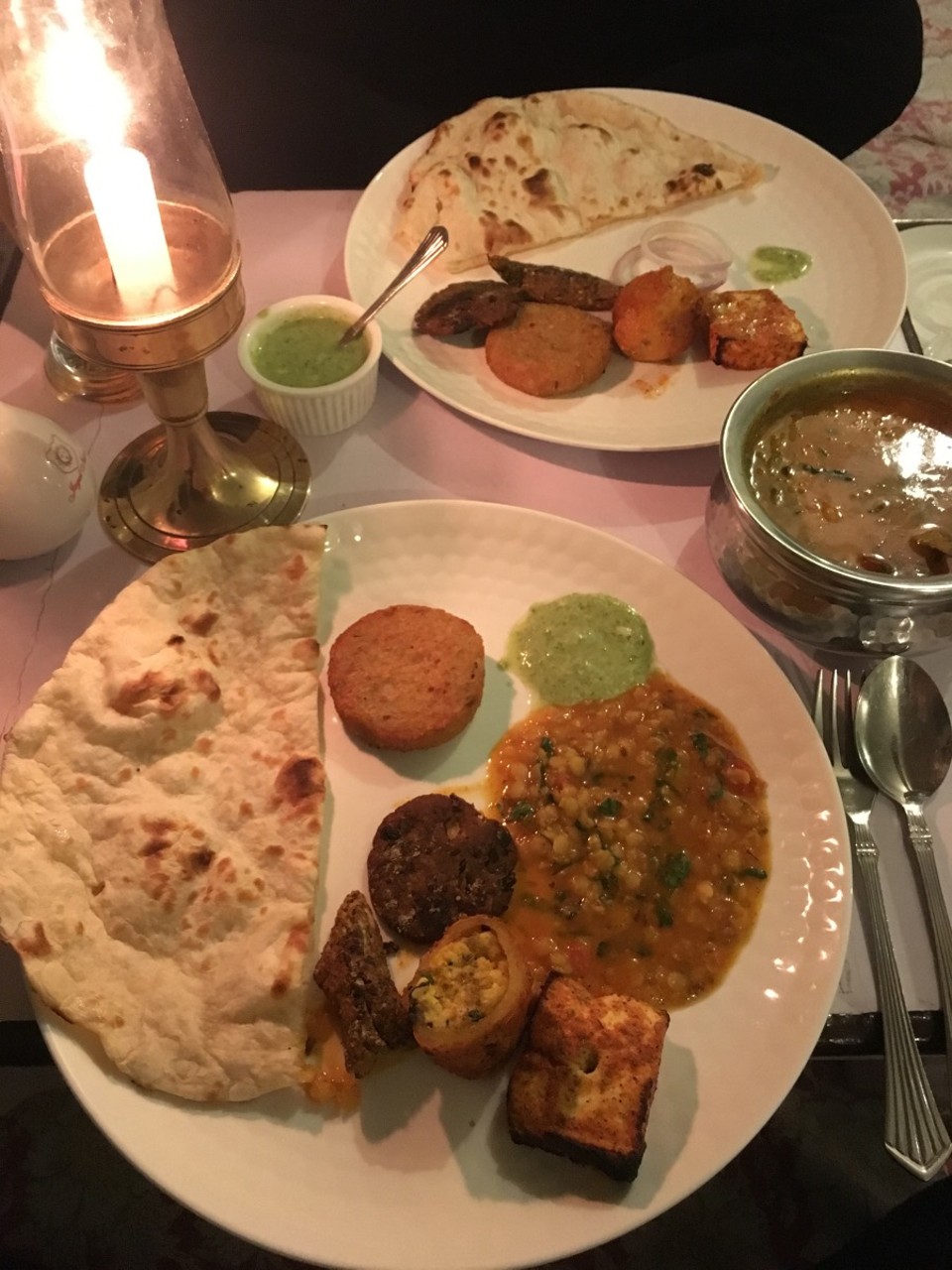 Indien - Udaipur - Delicious Indian food at Jagat Niwas Palace