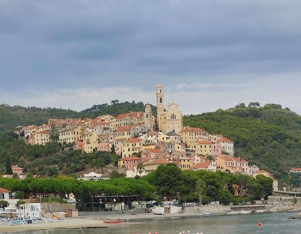Italien - Cervo - Blick auf Cervo - Altstadt
