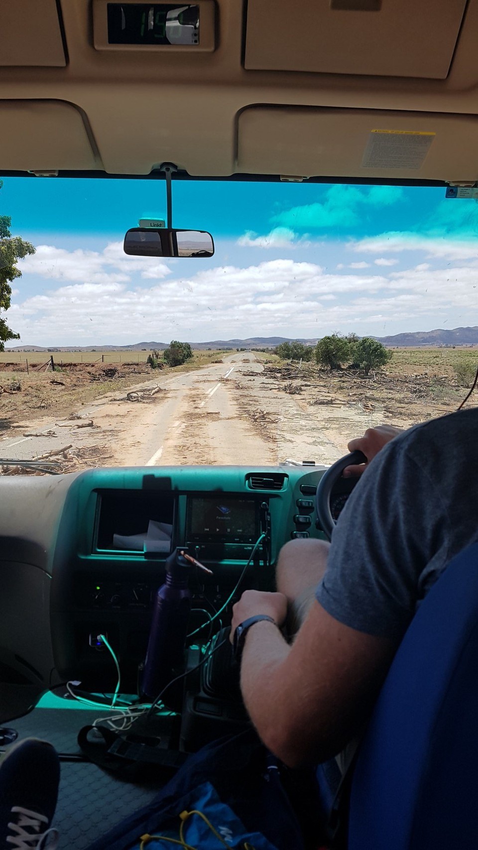 Australien - Via Hawker - Teilweise sind die Straßen überflutet oder schwer passierbar.