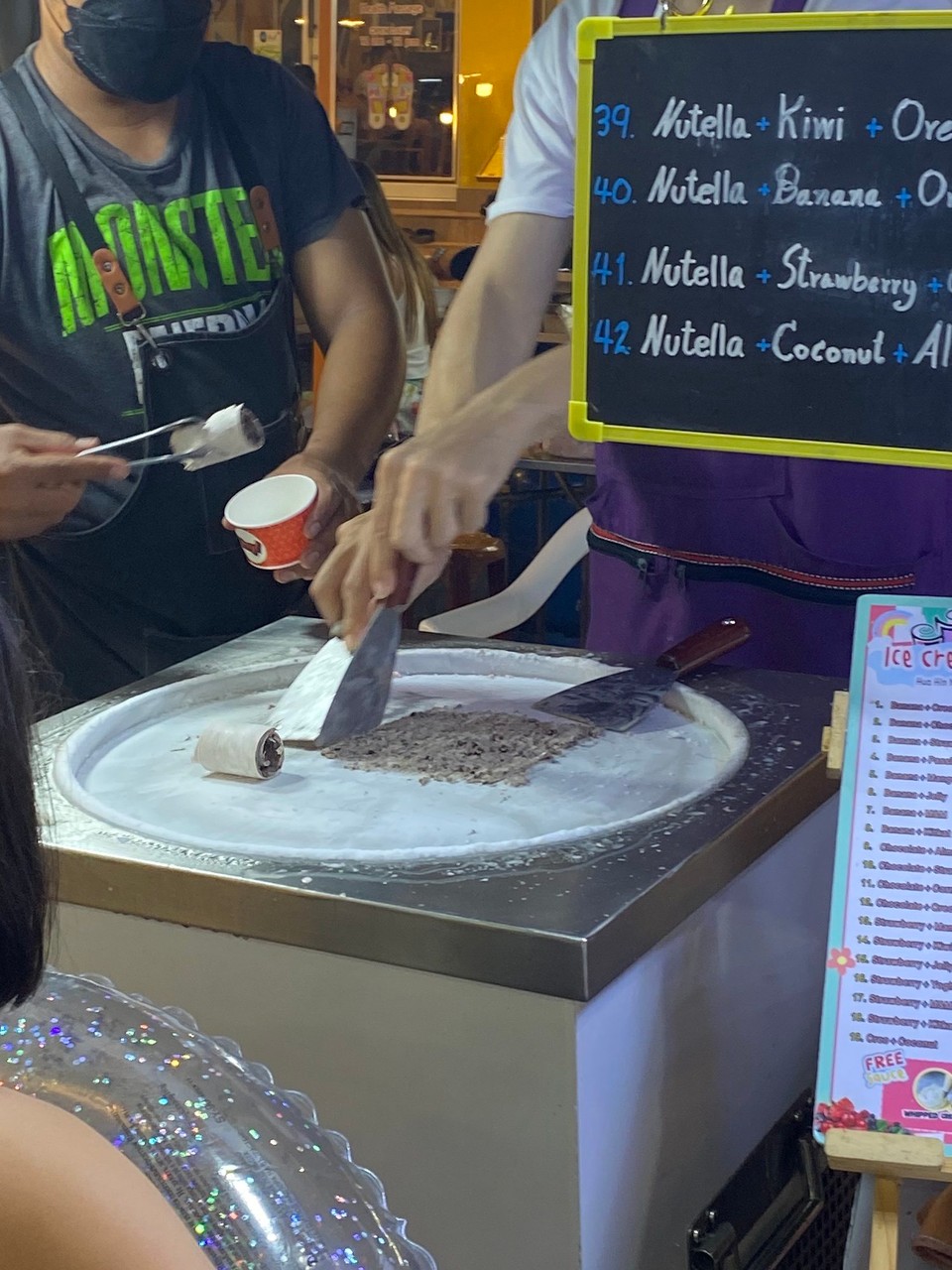 Thailand - Hua Hin - Ice-Rolls. Nie von gehört…aber verdammt jummy!  