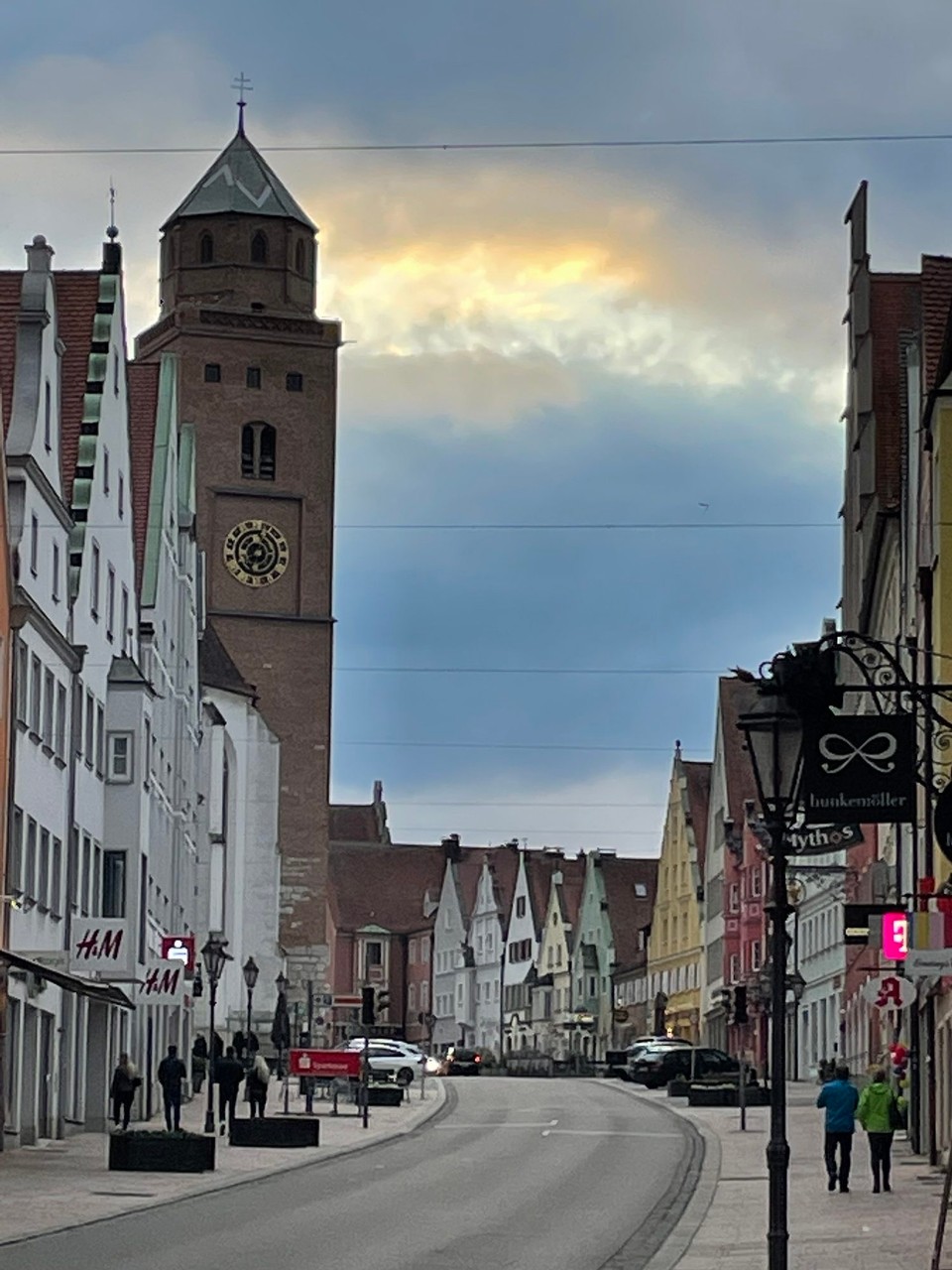 Deutschland - Donauwörth - Reichsstraße nit Liebfrauenmünster