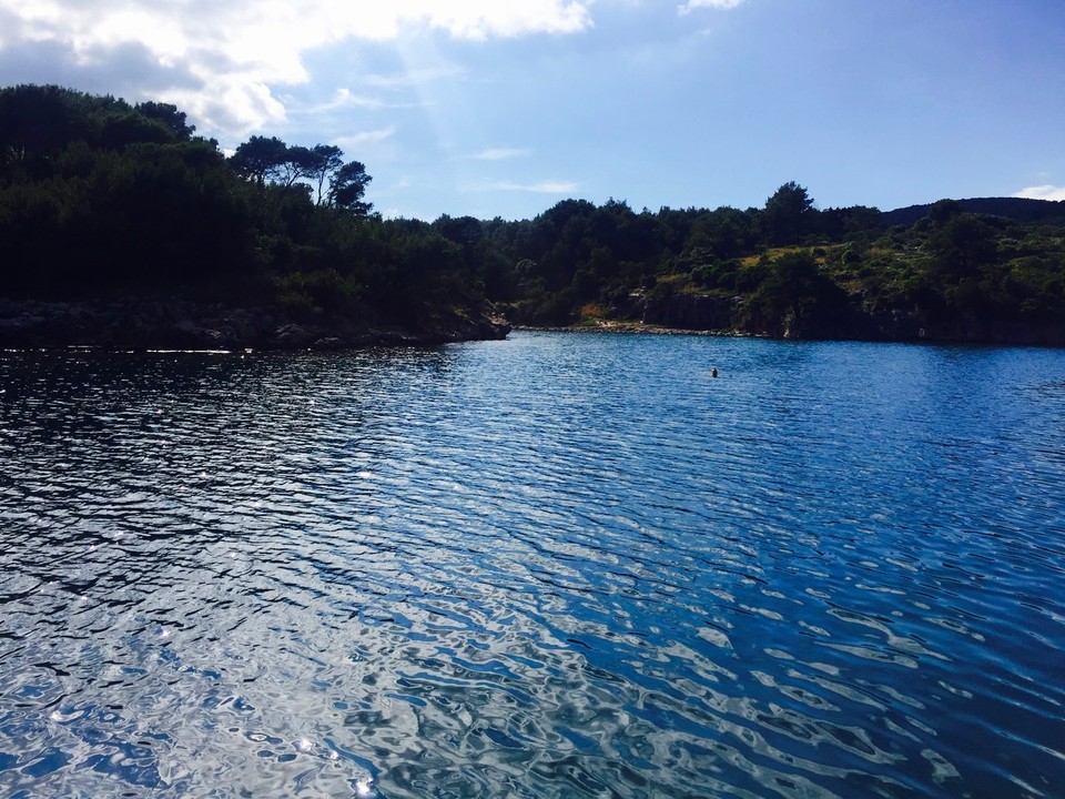 Kroatien - unbekannt - Da hinten irgendwo schwimme ich