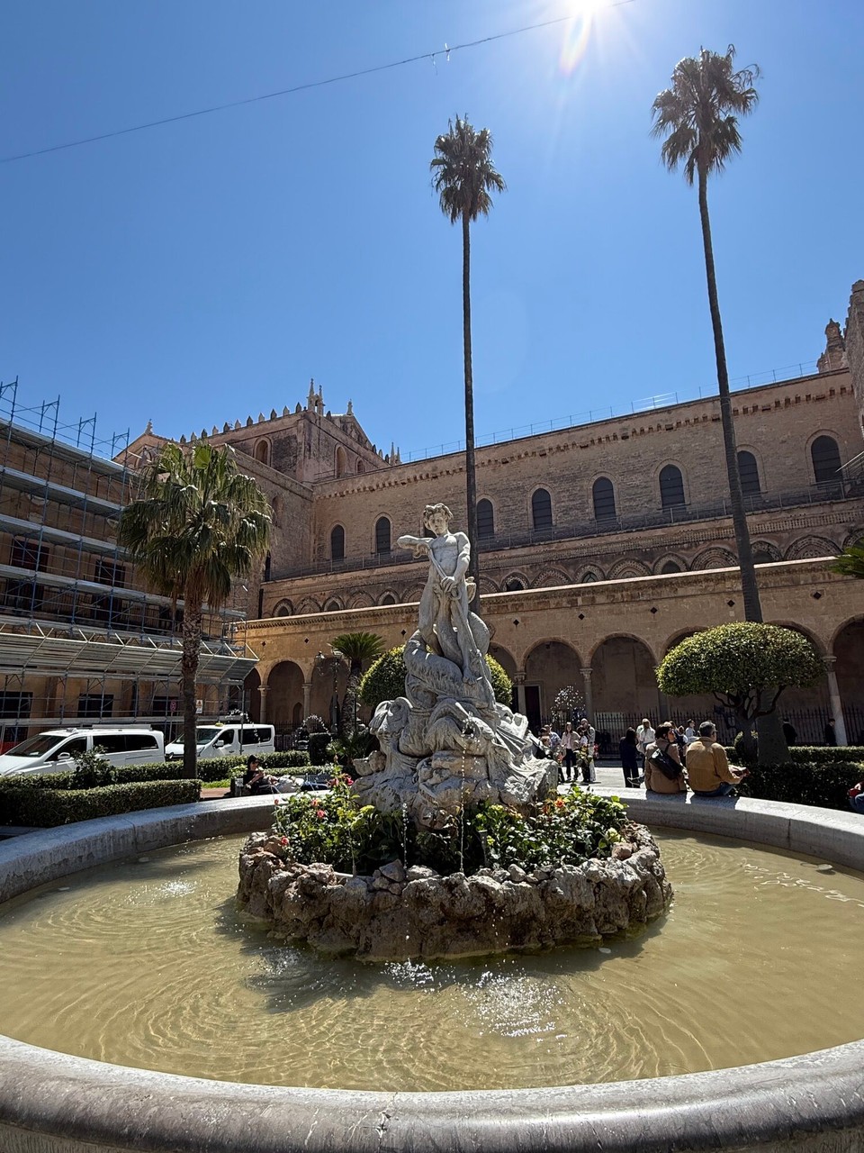 Italien - Castellammare del Golfo - Triton Brunnen
