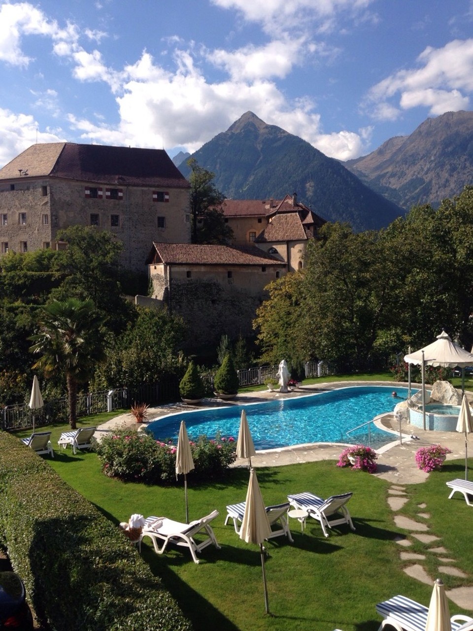  - Italien, Scena/Meran - Relaxen an unserem Pool