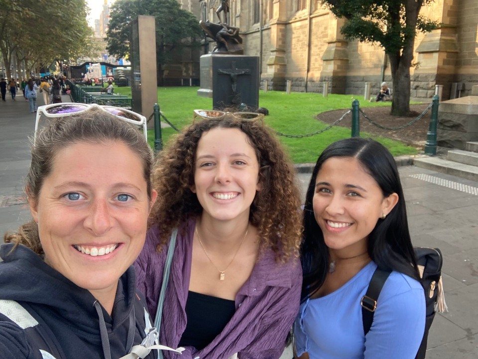 Australien - Melbourne - Tschüss Estela und Laura, war ein schöner Tag mit euch 😊