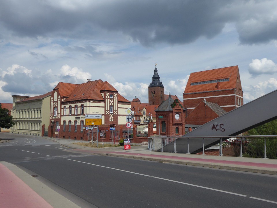 Deutschland - Havelberg - Nach einer Turbofahrt und gut 91 km habe ich Havelberg erreicht. Kleine Stadtrundfahrt per Fahrrad und dann in die Pension. Ich hatte eigentlich vor, viel anzuschauen, aber das passt zur Zeit irgendwie nicht.