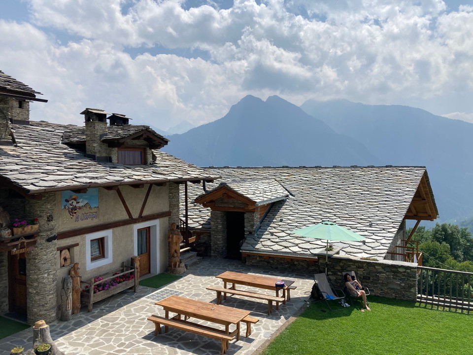 Italien - Prazzo - Angekommen im Agriturismo Al Chersogno