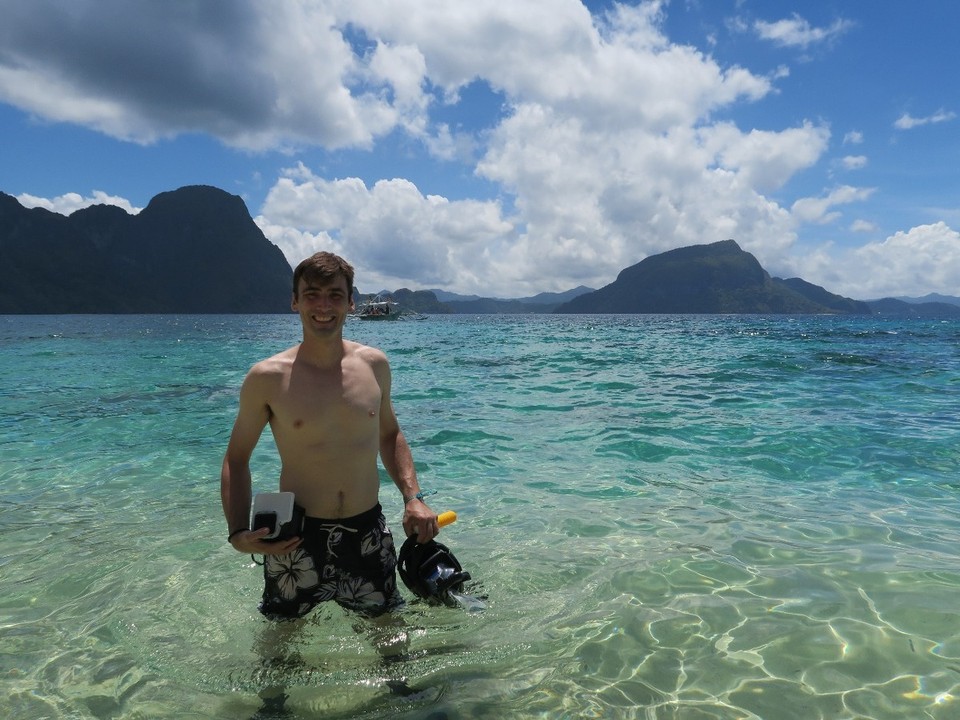 Philippines - El Nido - 1er snorkeling : la couleur de la mer est incroyable!