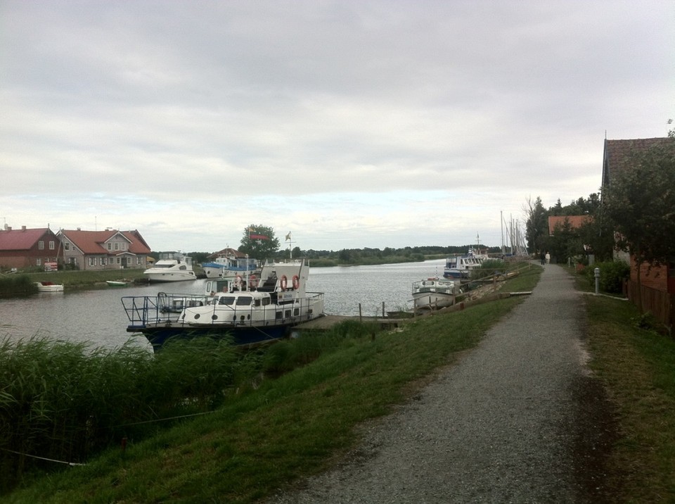 Lithuania - Ventė - Ehemaliges Fischerdorf im Memeldelta: Minija (dt. Minge)