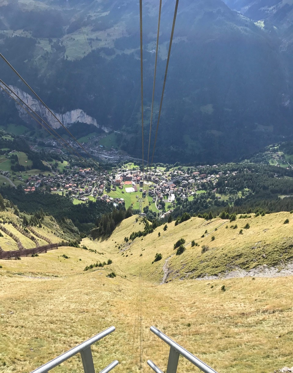 Schweiz - Wengen - Zurück nach Wengen 