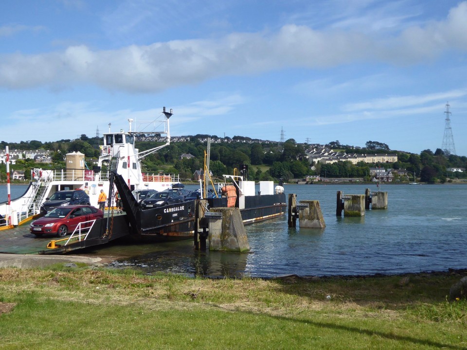 Ireland - Cobh - Owned by the Doyle Shipping Group, Cross River Ferries was established in 1993. Ferries operate non-stop between 6.30am and 9.30pm with a crossing time of 5 minutes.  A great service, and well used.