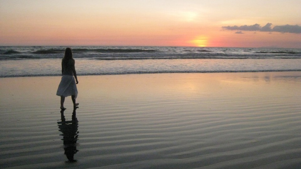 Costa Rica - Jacó - Der Strand von Jacó der im Gegensatz zum Ort sehr schön ist.