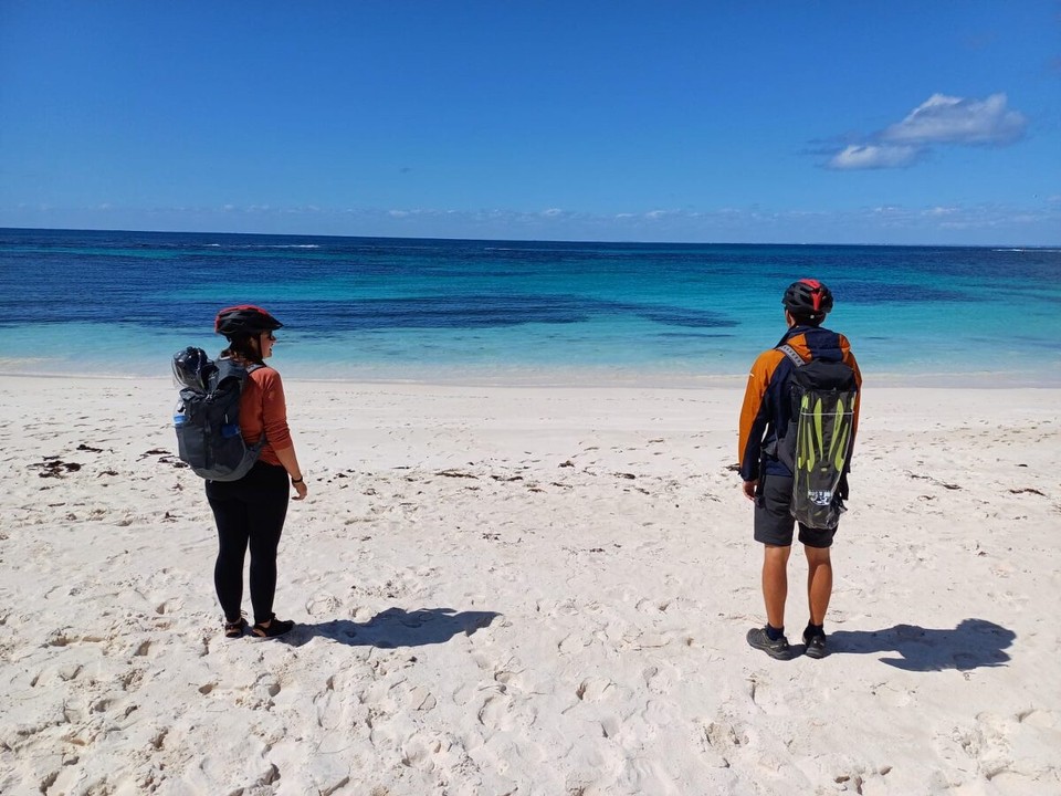 Australien - Rottnest - D Ussicht und dr Strand: Hammer!
Lüt zum Glück wenig, abr söllemer würgli in das chalta Wasser?🤔