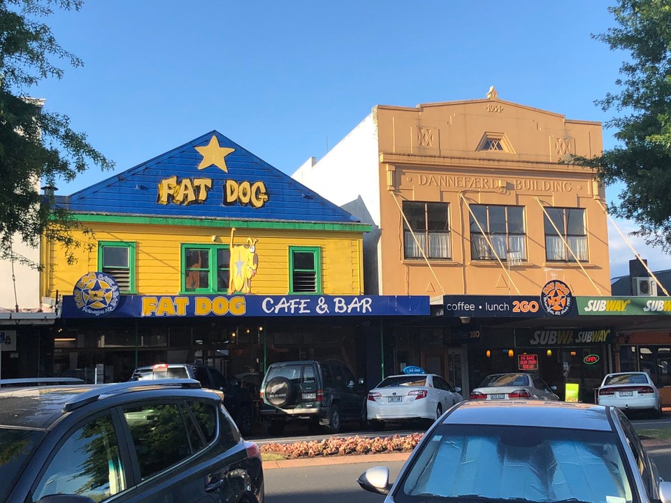Neuseeland - Rotorua - Das „Fat Dog“ wäre unser nächstes Ziel für ein Pub-Znacht geworden.