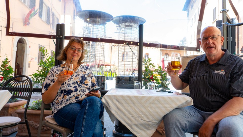 Italien - Pisa - Hinterher natürlich Prosecco und Bier