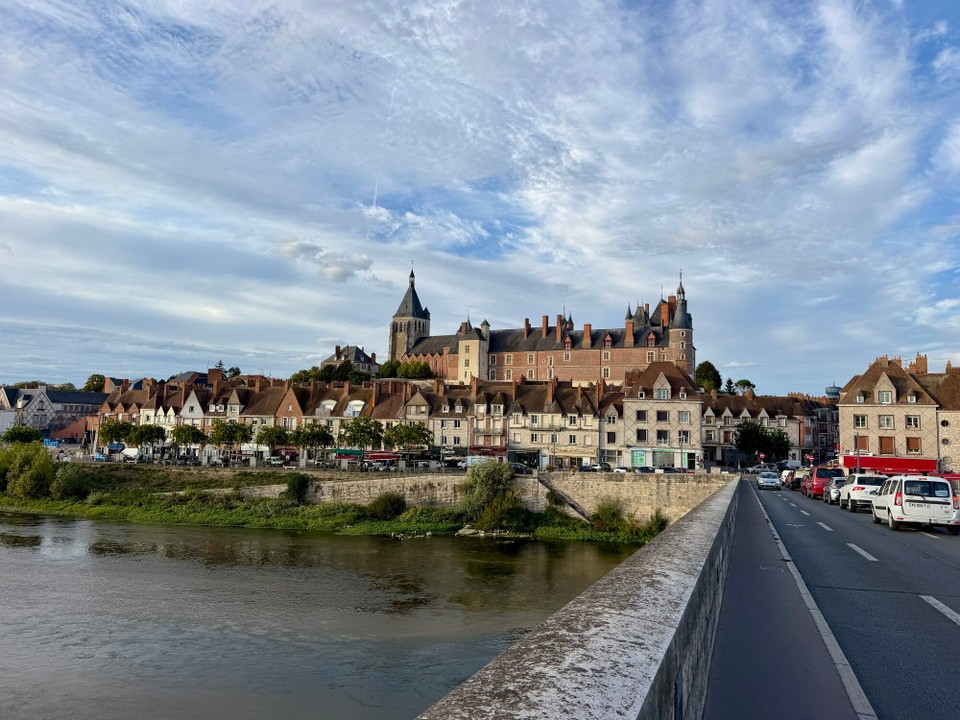 Frankreich - Gien - Heutiger Übernachtungsort Gien. 