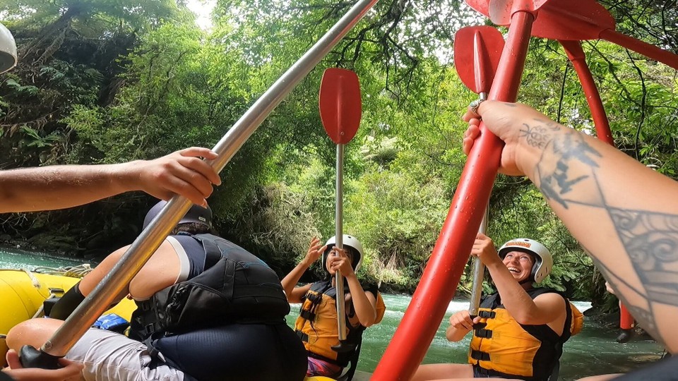 Neuseeland - Rotorua - Motivationsspruch: Kia kaha, kia māia, kia manawanui (be strong, be brave, be steadfast - sei stark, sei mutig, sei standhaft)