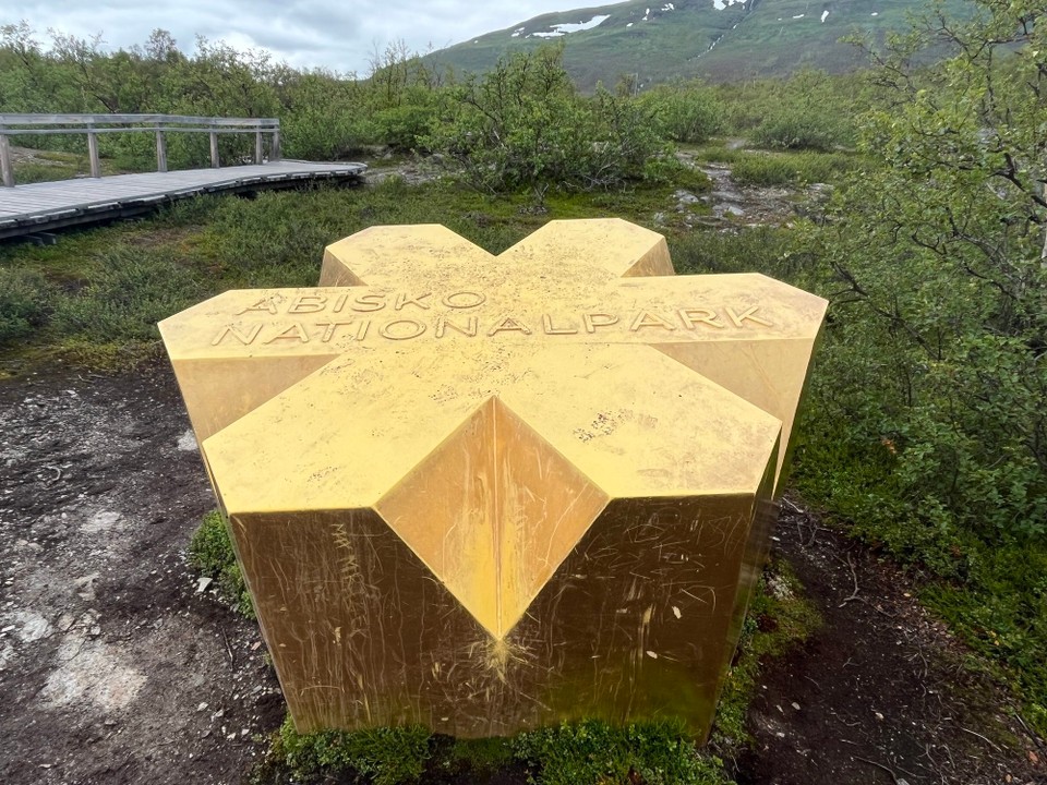 Schweden - Abisko - Das goldene Nationalparksmbol