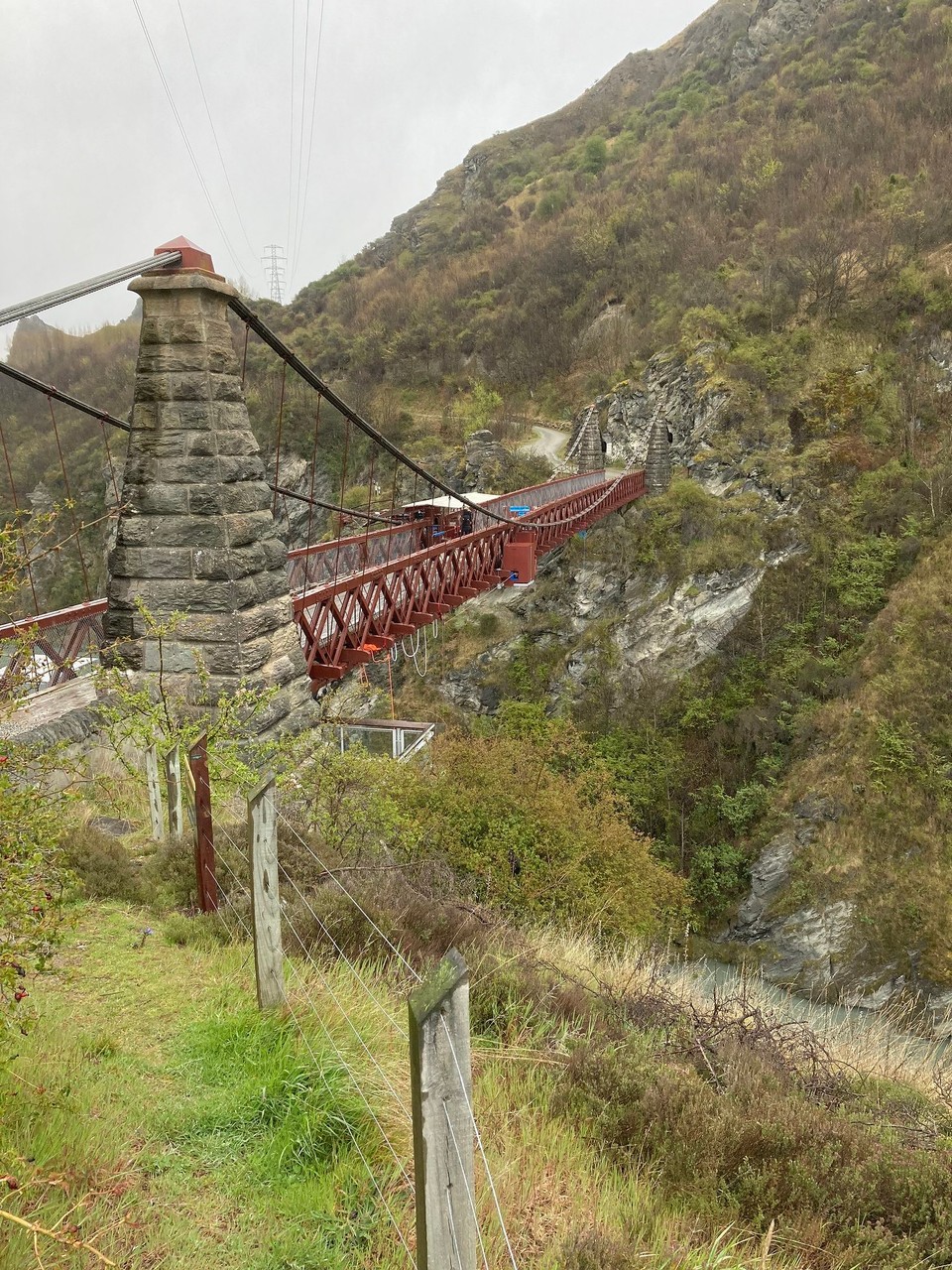 Neuseeland - Queenstown - Kawarau (Gorge Suspension) Bridge alt und