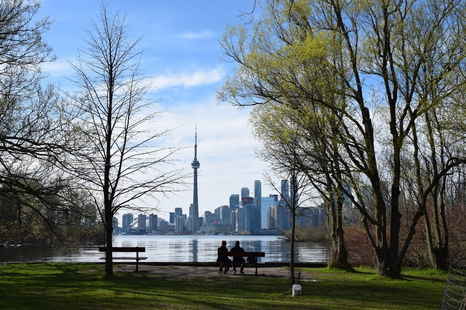 Kanada - Toronto - Blick auf Toronto von Wards Island aus