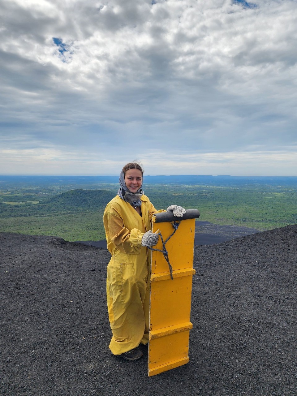Nicaragua - Larreynaga - Oben angekommen werden die Anzüge angezogen und letzte Anweisungen gegeben…