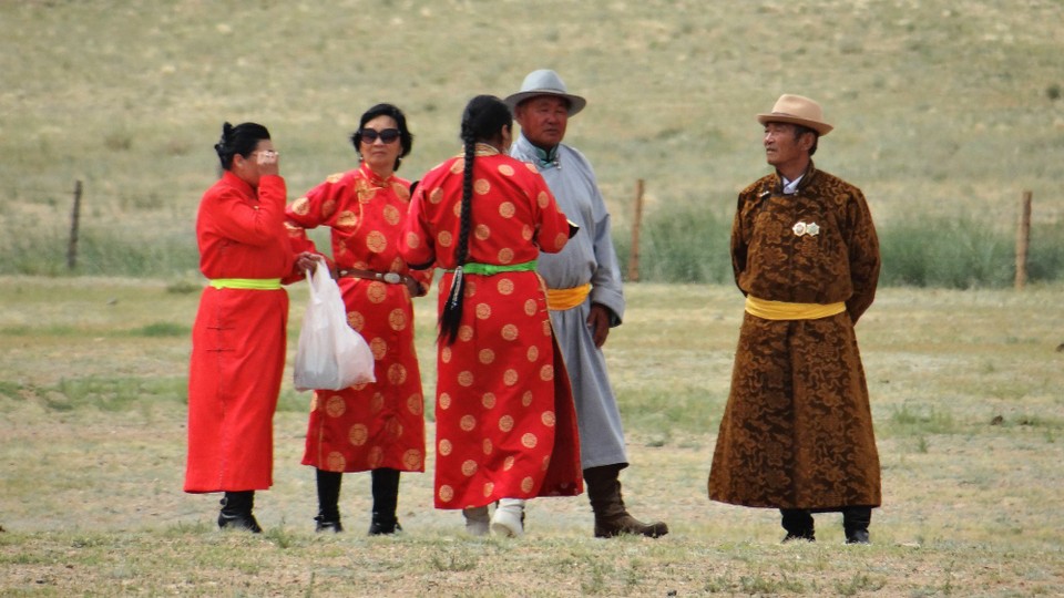 Mongolia - Mandalgovi - Nadaam officials