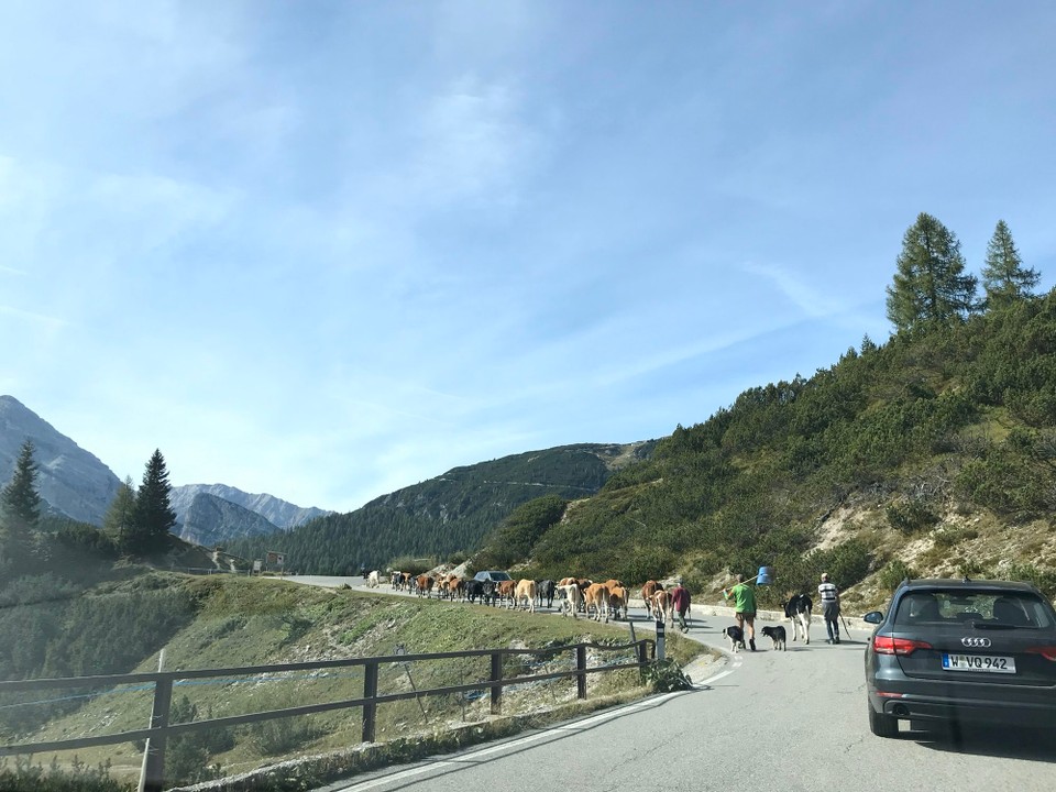 Italien - Toblach - Kurze Verzögerungen bei der Weiterfahrt...
