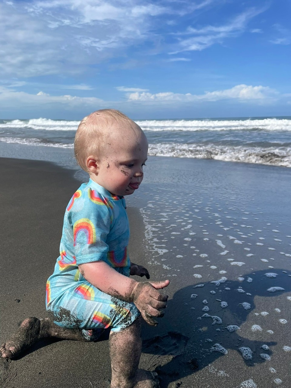 Costa Rica - Puerto Viejo de Talamanca - Immer wieder rein in die Wellen.