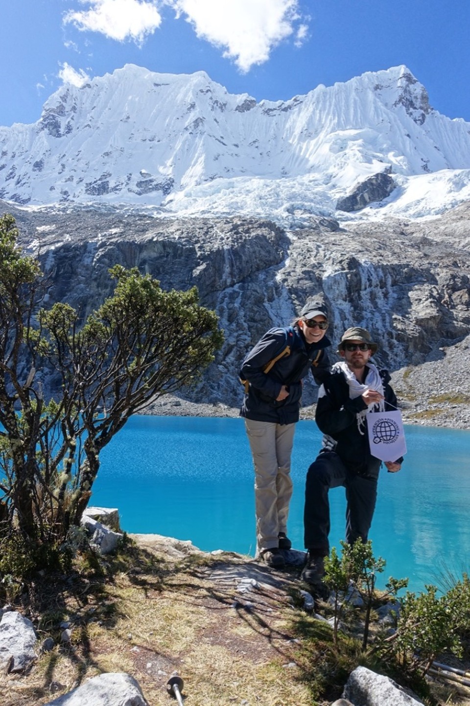 Peru - Huaraz - Auf 4.600m - der Berg ist über 6.000m hoch