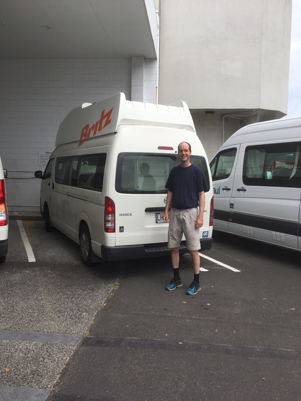 Neuseeland - Auckland - Das letzte Bild vom Britz. Wir hatten Anfangsschwierigkeiten mit dem Abfluss. Aber sonst sind wir sehr zufrieden.