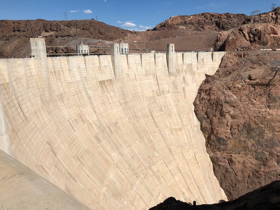 Vereinigte Staaten - Las Vegas - Hoover Dam - versorgt u. a. Las Vegas mit Strom. 