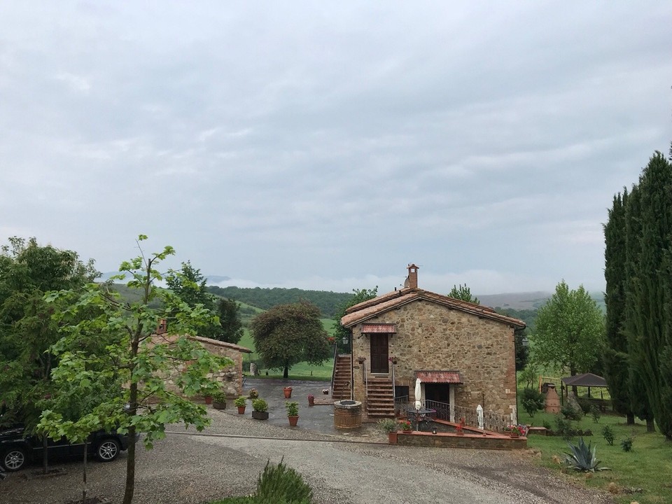Italien - San Quirico d'Orcia - Schon die Einfahrt weckte in uns eine kleine Begeisterung