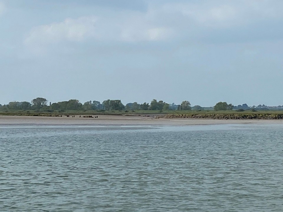 United Kingdom - Walton On The Naze - A beautiful day to birdwatch, spy a few boats going around Horsey Island or into Oakley Creek and a very pleasant swim off the boat.