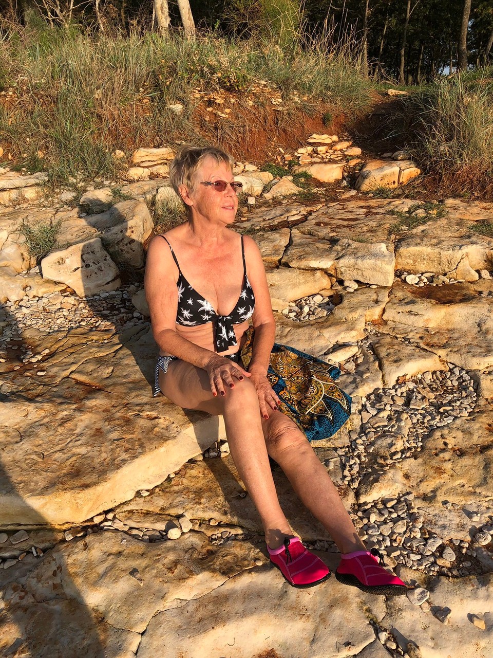 Kroatien - Poreč - Am Strand nach dem Baden