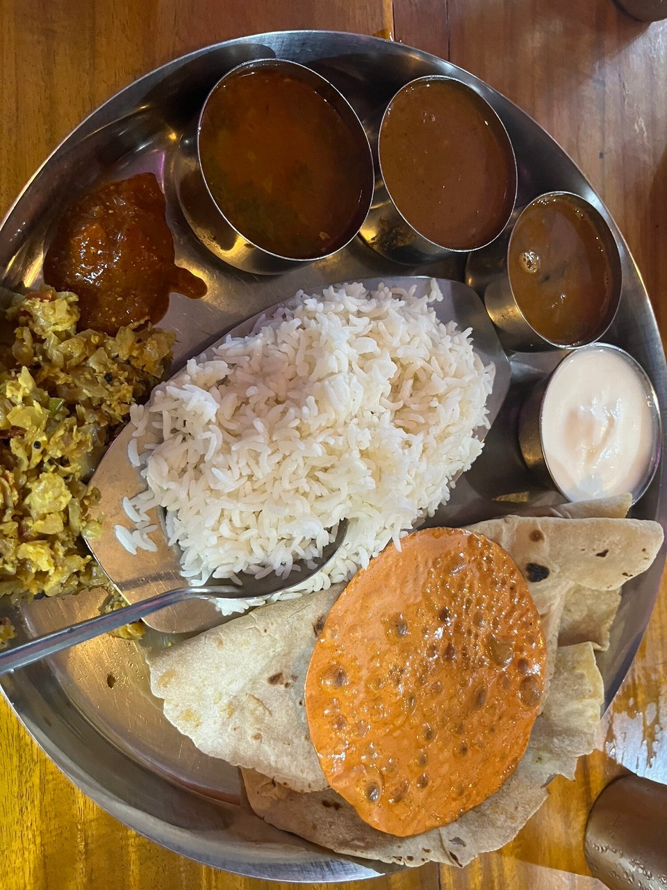 Indien - Gokarna - hervorragendes Thali