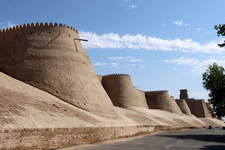 Usbekistan - Xiva - Chiwa, Stadtmauer