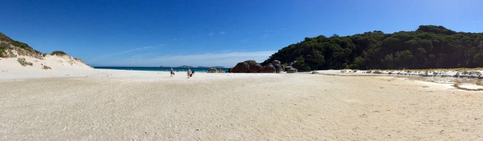 Australia - Tidal River - Squeaky Beach. The sand is quartz so when you stomp your feet in it it squeaks!