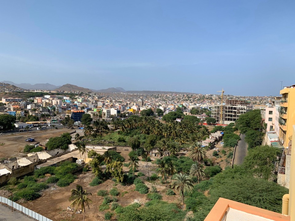 Cap-Vert - Praia - Vue depuis notre chambre côté Nord