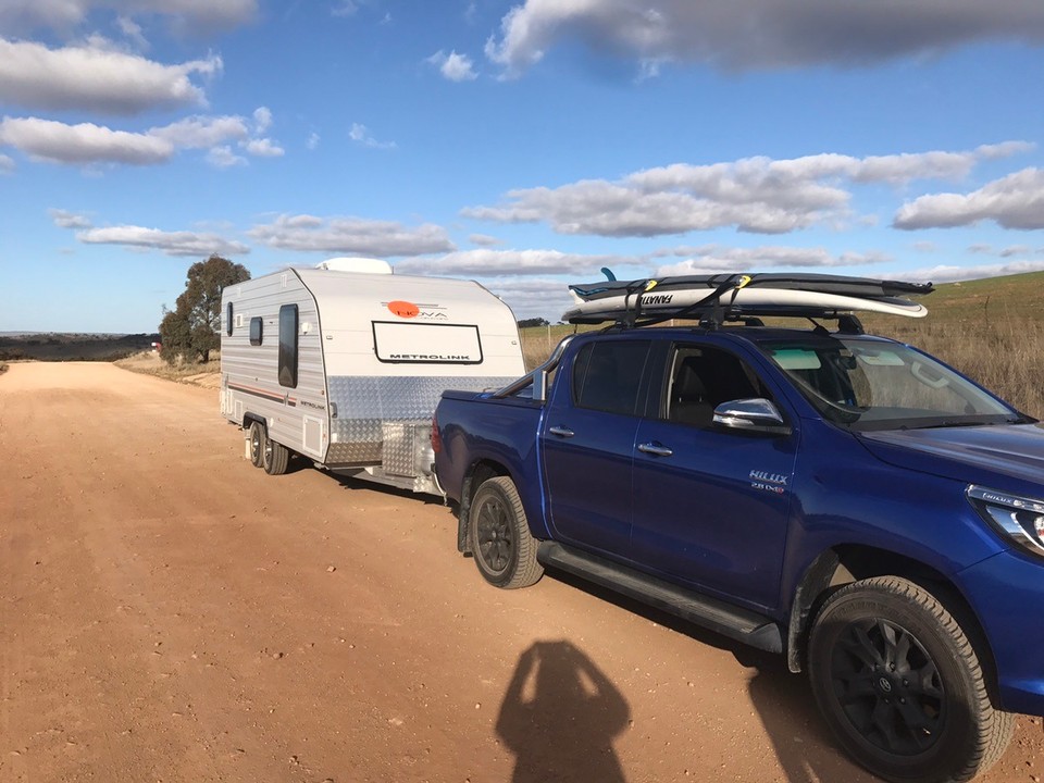 Australia - Orroroo - We were rolling backwards UP the hill 