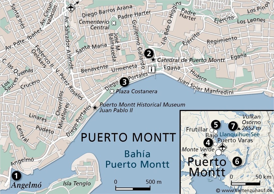 Chile - Puerto Montt - Stadtplan